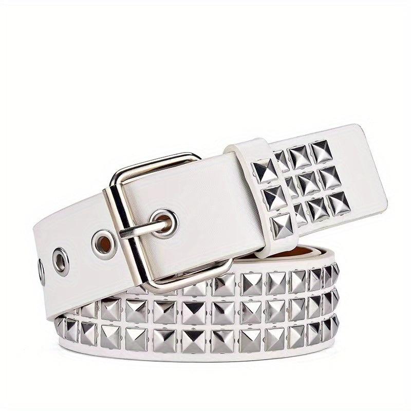 Y2K Leather Belt Tassel Chain Goth Punk Girl Belts For Jeans Pants
