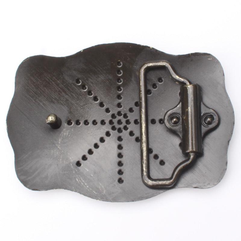 Men's Novelty Belt Buckle Western Cowboy Punk Hip Hop Belt Accessories