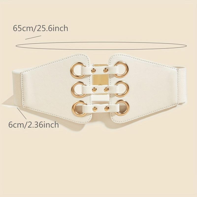 Rivets Wide Waist Belt Punk Corset Belts Women Coat Dress Belts
