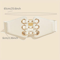 Rivets Wide Waist Belt Punk Corset Belts Women Coat Dress Belts
