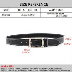 PU Leather Belt Solid Waistband Unisex Jeans Pants Belt