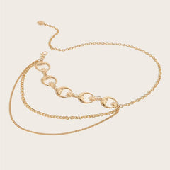 Moon Star Waist Chain For Women Vintage Belly Belt Body Chains
