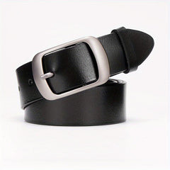 Leather Belt with Pin Buckle Vintage Unisex Jeans Pant Belt