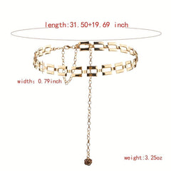 Metal Chain Punk Bikini Body Belt