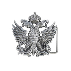 Double Headed Eagle Emblem Badge Men's Belt Buckle For Jeans