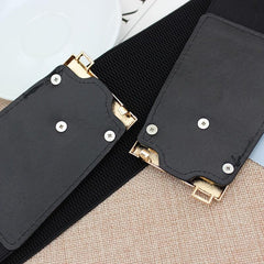 Wide Waistband Women's Elastic Belt for Dress Decoration