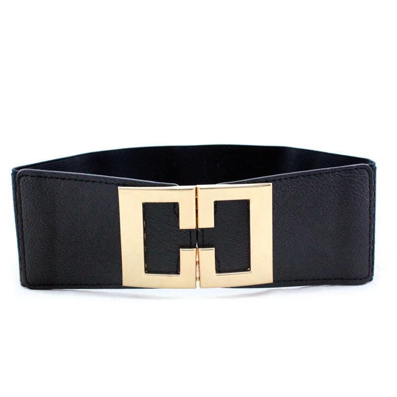 Wide Waistband Women's Elastic Belt for Dress Decoration