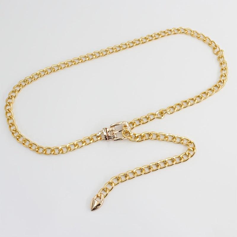 Women's Waist Chain Decorative Dress Belt Metal Chain Accessories