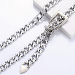 Y2K Metal Openwork Waist Chain Punk Waistband for Women