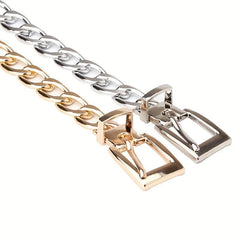 Y2K Metal Openwork Waist Chain Punk Waistband for Women