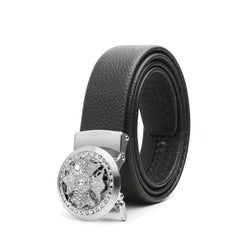 Top Layer Cowhide Men's Automatic Business Belt