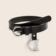 Casual PU Leather Waistband Unisex Jeans Pants Belts For Women Men