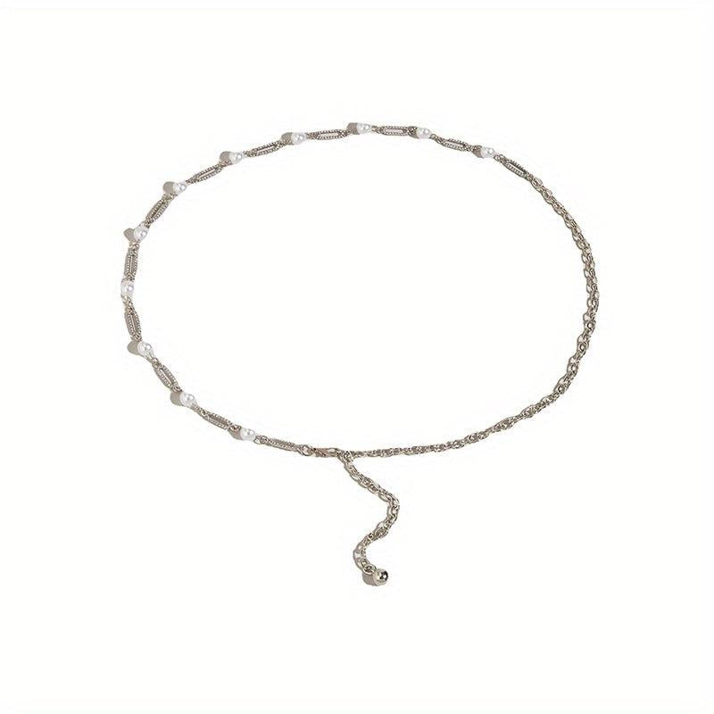 Heart Shaped Beads Tassel Belly Chain for Women