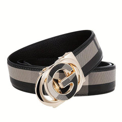 Men's Leather Belt Business Casual Jeans Belt Retro