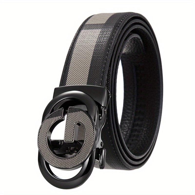 Men's Leather Belt Business Casual Jeans Belt Retro