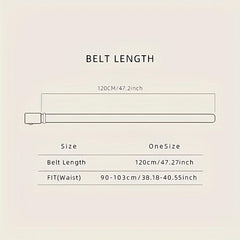 3pcs Men's Casual Belt Sets for Pants Jeans Clothing