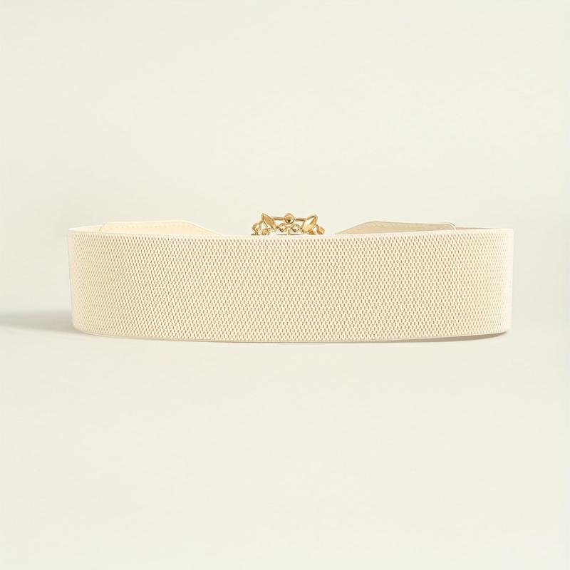 Colorful Crystal Buckle Belt Wide Waistband for Women