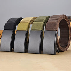 Men's Toothless Auto Belt Canvas 4 Colors