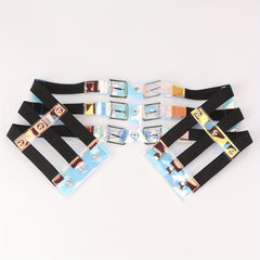 Wide Belt Y2K Laser Elastic Waistband Girdle For Women