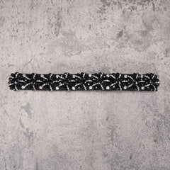 Colorful Rhinestone Flower Belt Women Elastic Thin Belts Waistband
