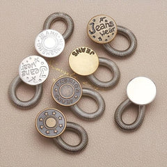 5pcs Button Extenders for Pants and Jeans Adjustable Waistband Expander