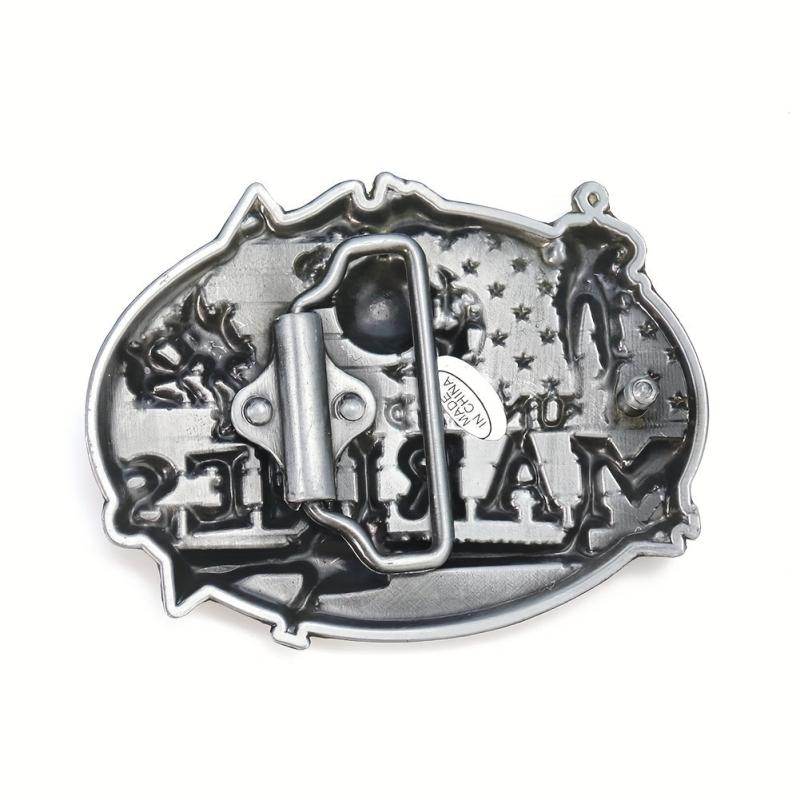 American Flag Military Belt Buckle for Women's Clothing