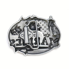 American Flag Military Belt Buckle for Women's Clothing