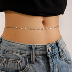 Women Waist Chain Sexy Body Jewelry Decor Beach Waist Chain