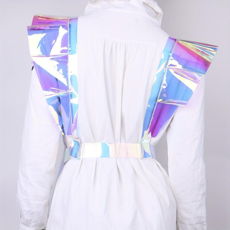 Laser Y2K PVC Harness Belt for Women