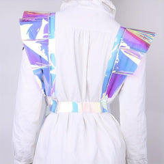 Laser Y2K PVC Harness Belt for Women