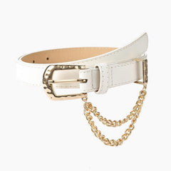Chain Tassel Pin Buckle Belt for Women