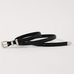 Stylish PU Belt Classic Jeans Pants Waist Belt Girdle For Women