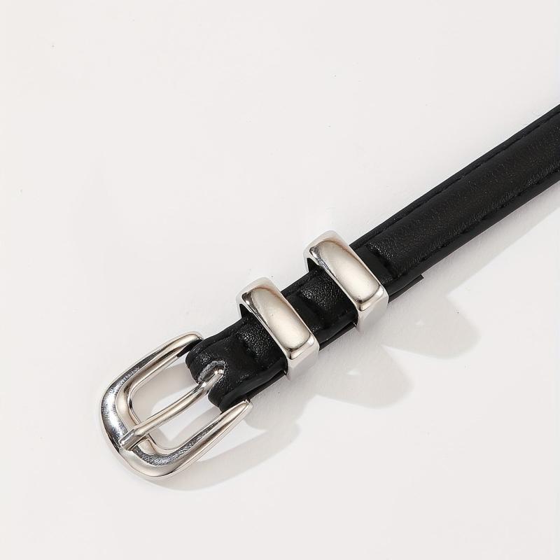 Stylish PU Belt Classic Jeans Pants Waist Belt Girdle For Women