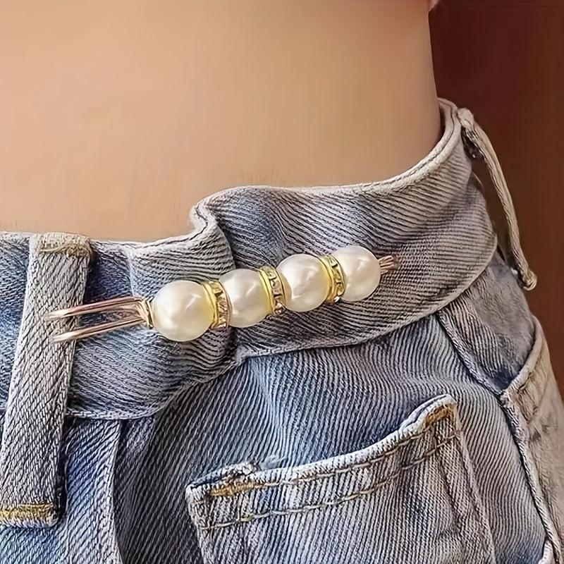 Faux Pearl Brooch Pin for Women Girls Clothing Dresses