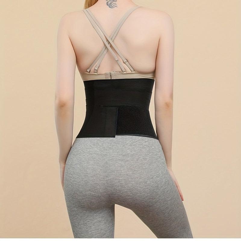 Women's Elastic Waistband Yoga Sauna Belt Fitness Corset Waist Trimmer Sweatband