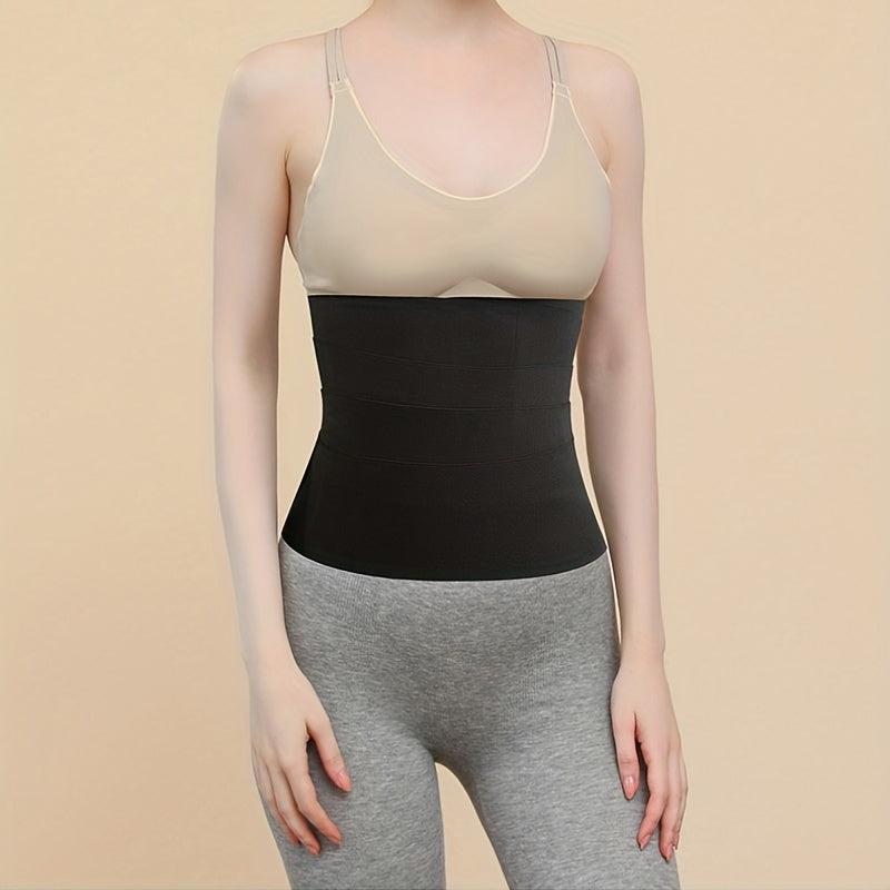 Women's Elastic Waistband Yoga Sauna Belt Fitness Corset Waist Trimmer Sweatband