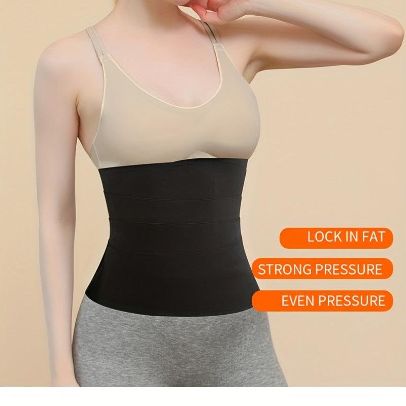 Women's Elastic Waistband Yoga Sauna Belt Fitness Corset Waist Trimmer Sweatband
