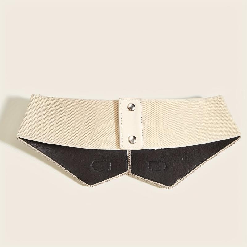 3 Buckle Elastic Wide Belt Women Corset Waistband