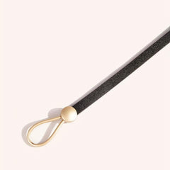 Thin Casual Waistband Decorative Dress Girdle PU Leather Jeans Pants Belt