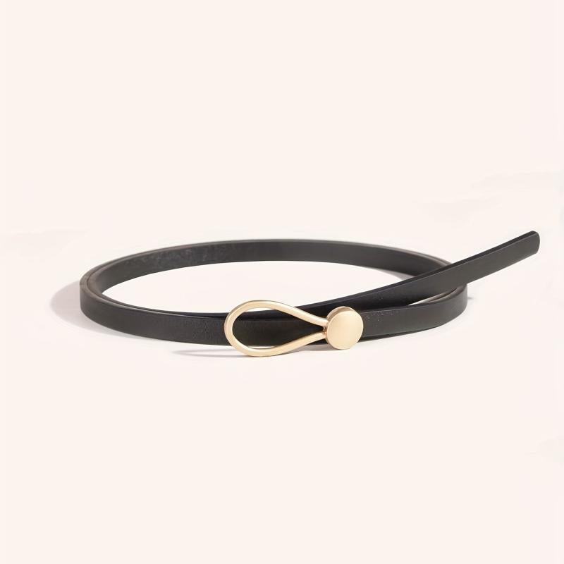 Thin Casual Waistband Decorative Dress Girdle PU Leather Jeans Pants Belt
