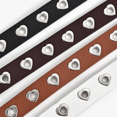 Heart Buckle Decoration Belt Women's Jeans Belt