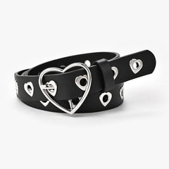 Heart Buckle Decoration Belt Women's Jeans Belt