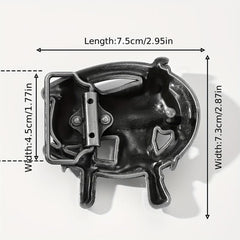 Retro Hollow Out Belt Buckle Western Cowboy Cowgirl Accessories