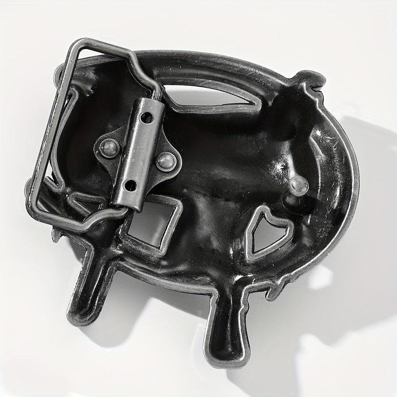 Retro Hollow Out Belt Buckle Western Cowboy Cowgirl Accessories