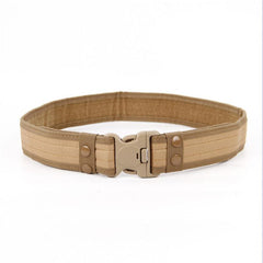 Quick Release Tactical Belt Men's Military Canvas Waistband