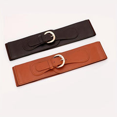 Vintage Elastic Wide Belt for Women Sweater Skirt Girdle Punk Coat
