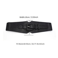 Women's Ultra Wide Belt Ladies Wide Girdle Elastic Waistband