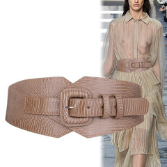 Women's Ultra Wide Belt Ladies Wide Girdle Elastic Waistband
