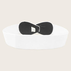 Women's Elastic Waist Cover Belt Stretchy Wide Waistband