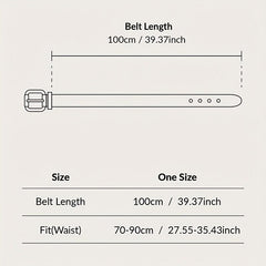 2pcs Rhinestone Buckle Belt Set for Women